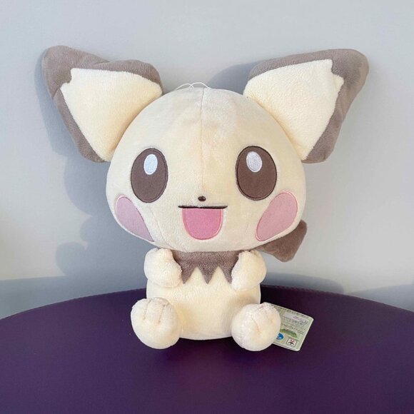 Pokemon Pichu JAPAN Limited Vintage Stuffed Doll - Picture 1 of 6